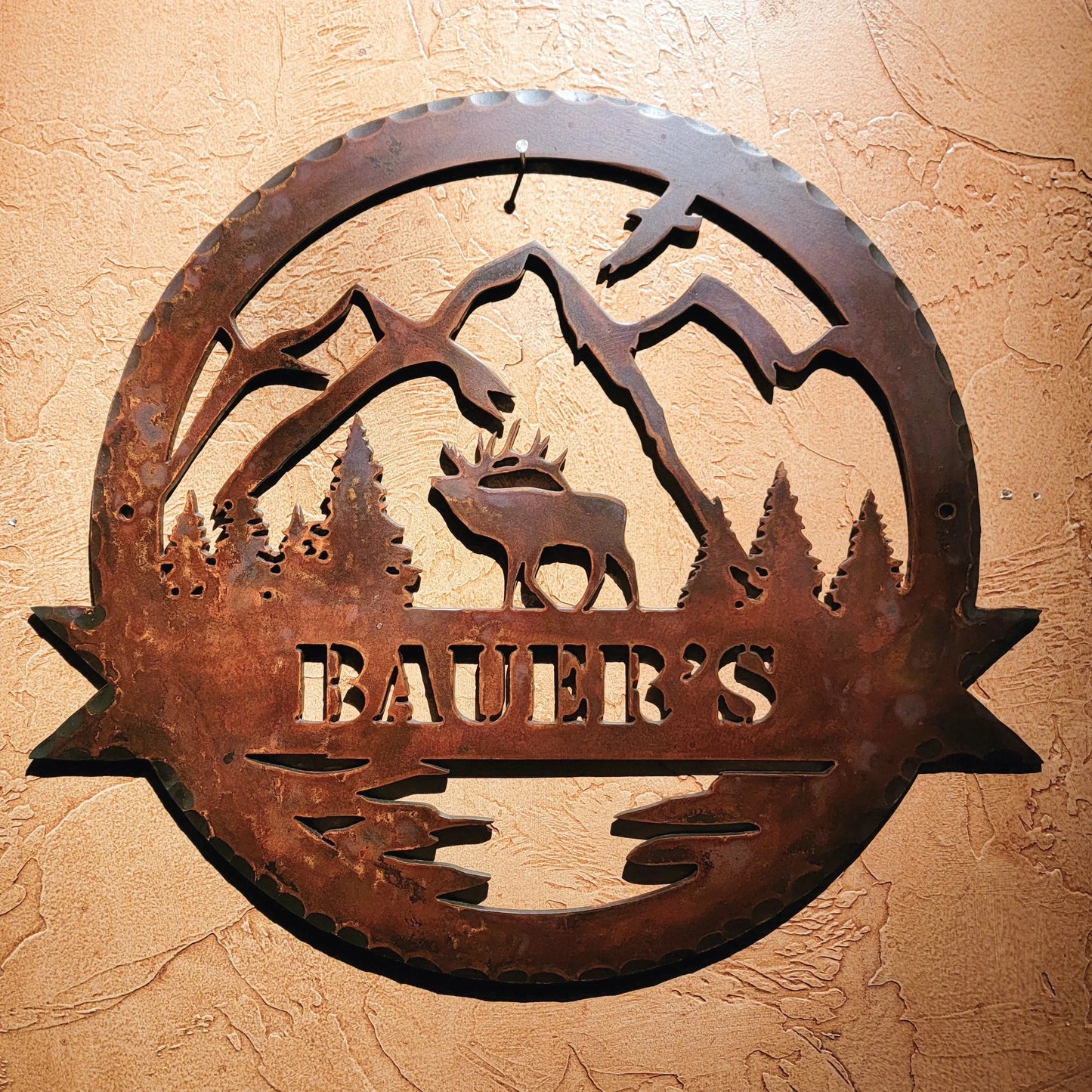 Elk Name Sign Artwork Sign