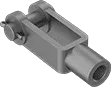 3/8" Threaded Clevis End Brackets & Reinforcement Braces Clevis