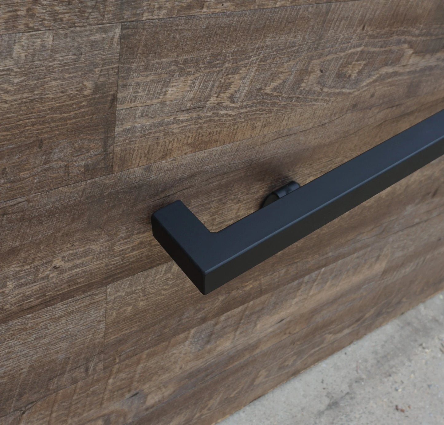 End Wall Mount square bar hand rail Handrails Handrail