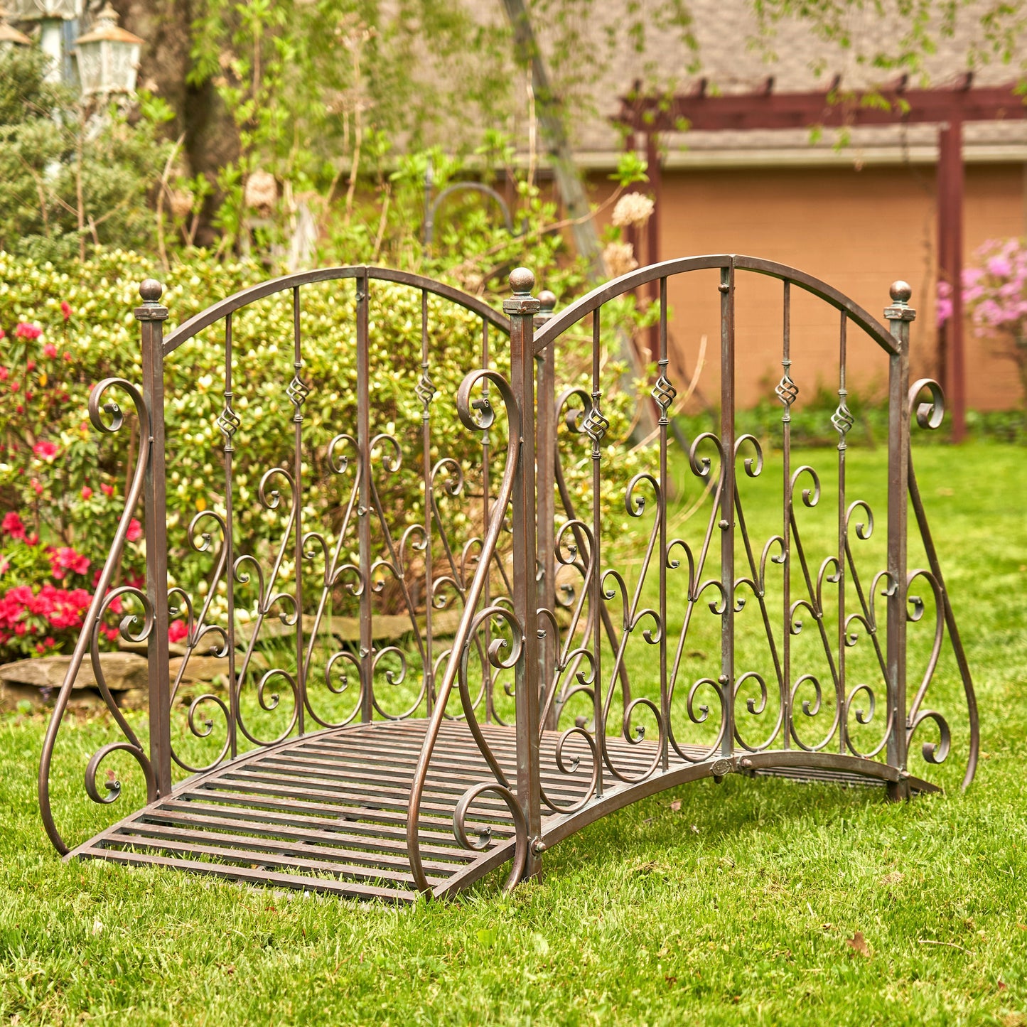 "Paris 1968" Iron Garden Bridge Decor Garden Bridges Garden