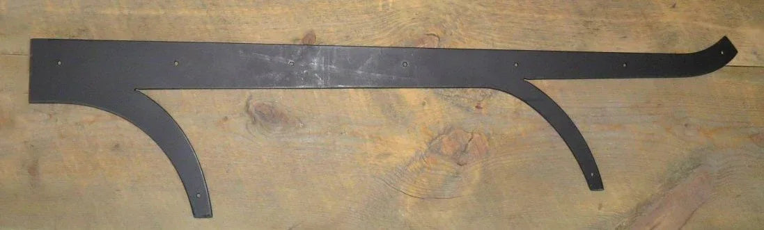 Scandinavian Wrought Iron Faux Hinge Strap