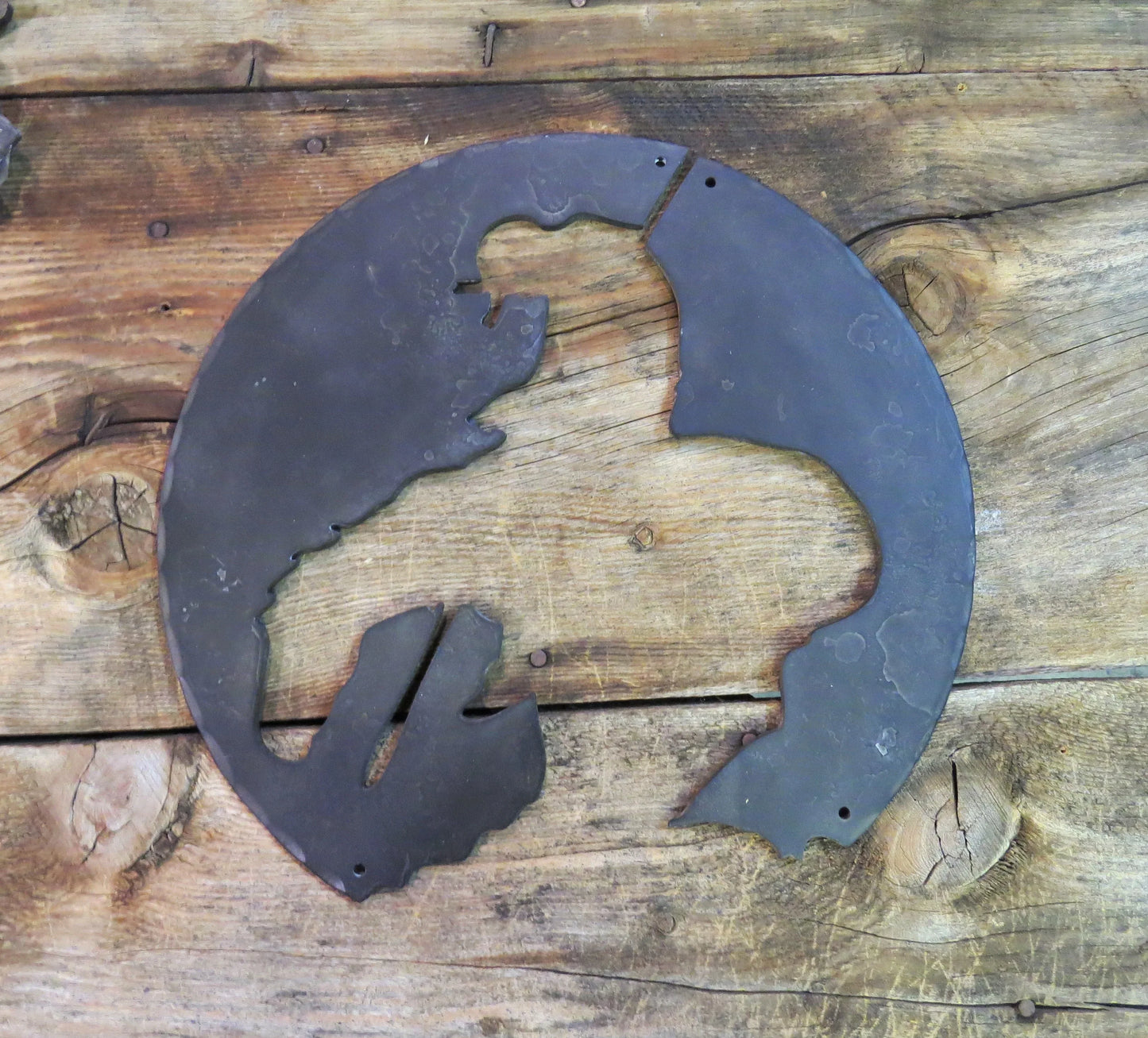 Native American Silhouette Iron Cutout