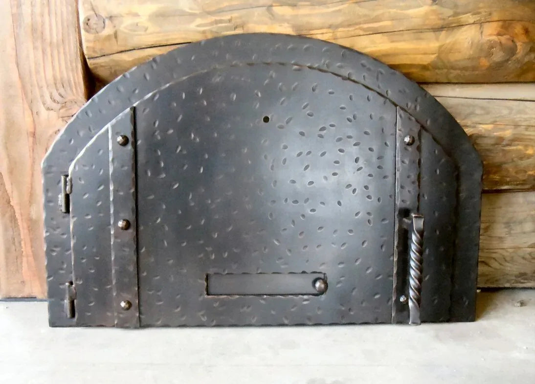 MD-204-AH Simple Arched Hinged Pizza Oven Door