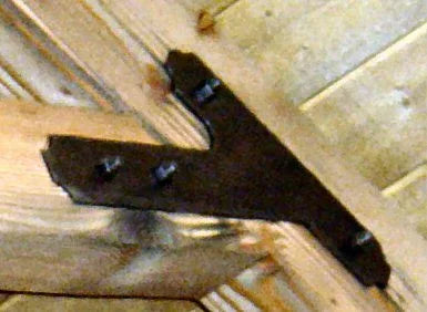Transitional Iron Gable Thru Plate