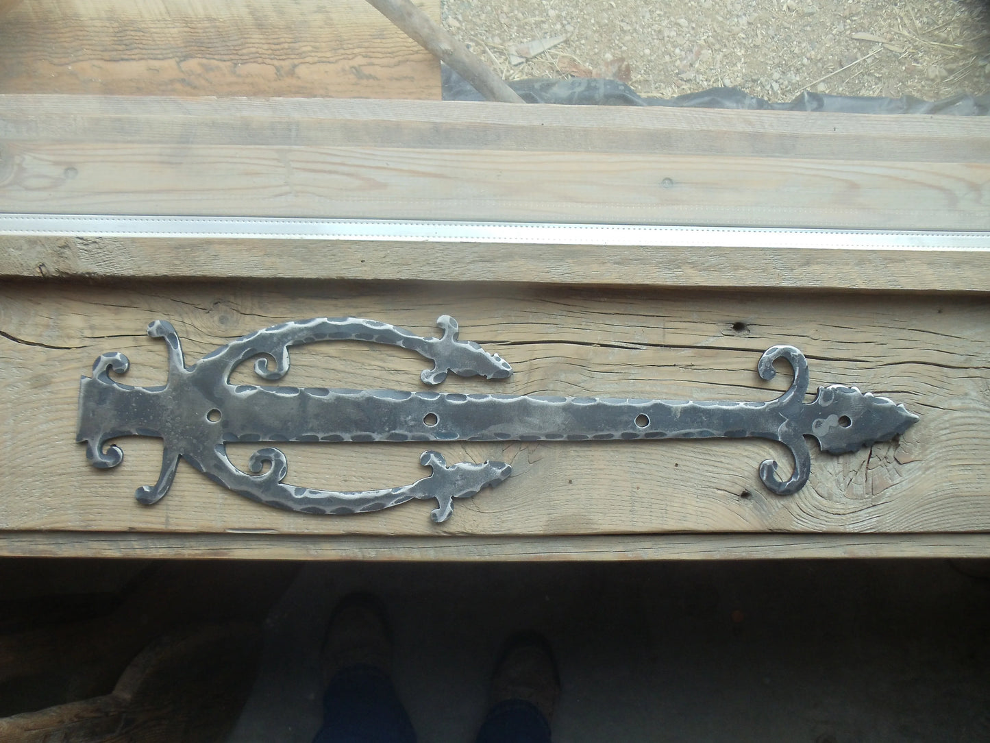 XL Medieval Iron Faux Hinge Strap