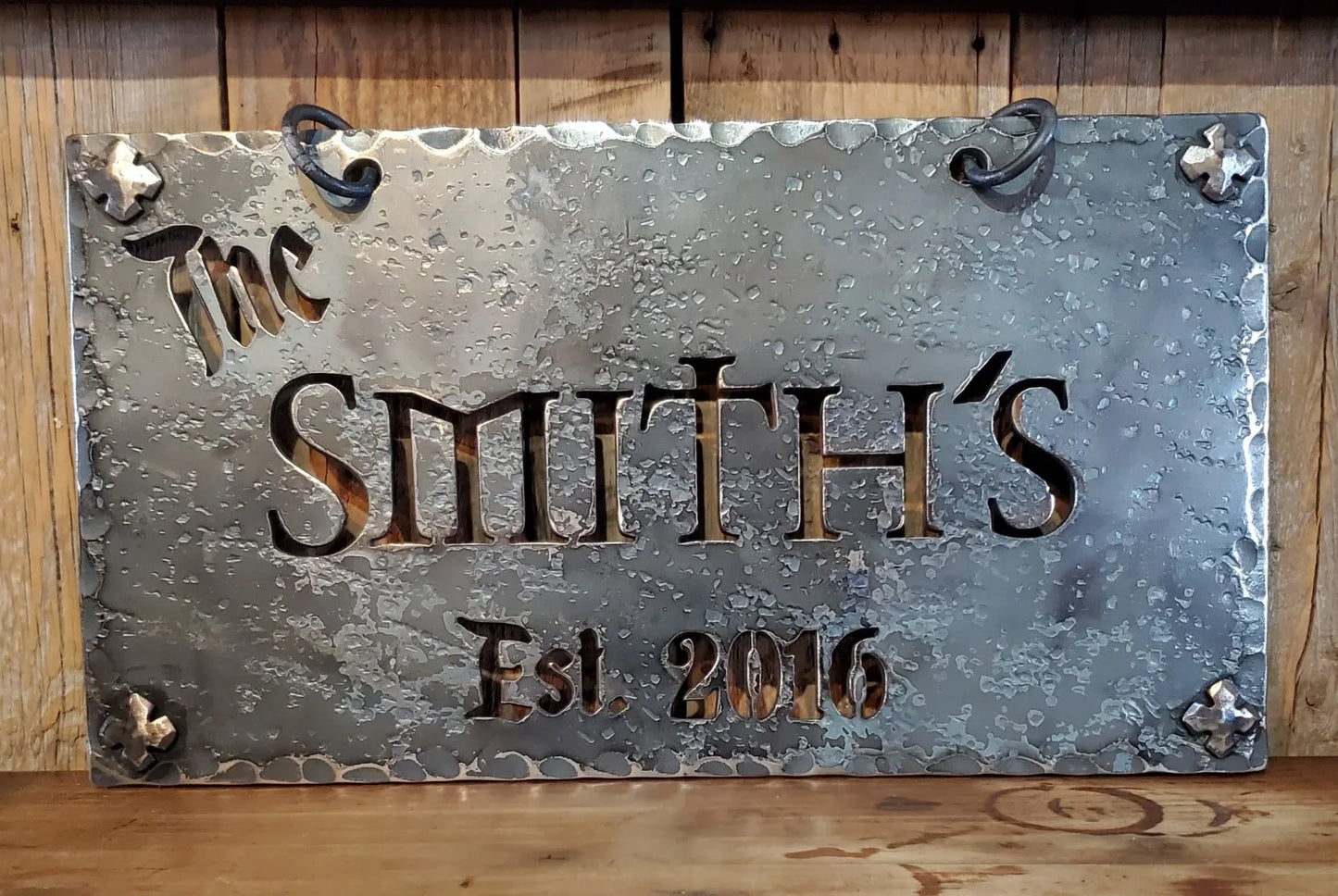 Celtic Iron Name Sign