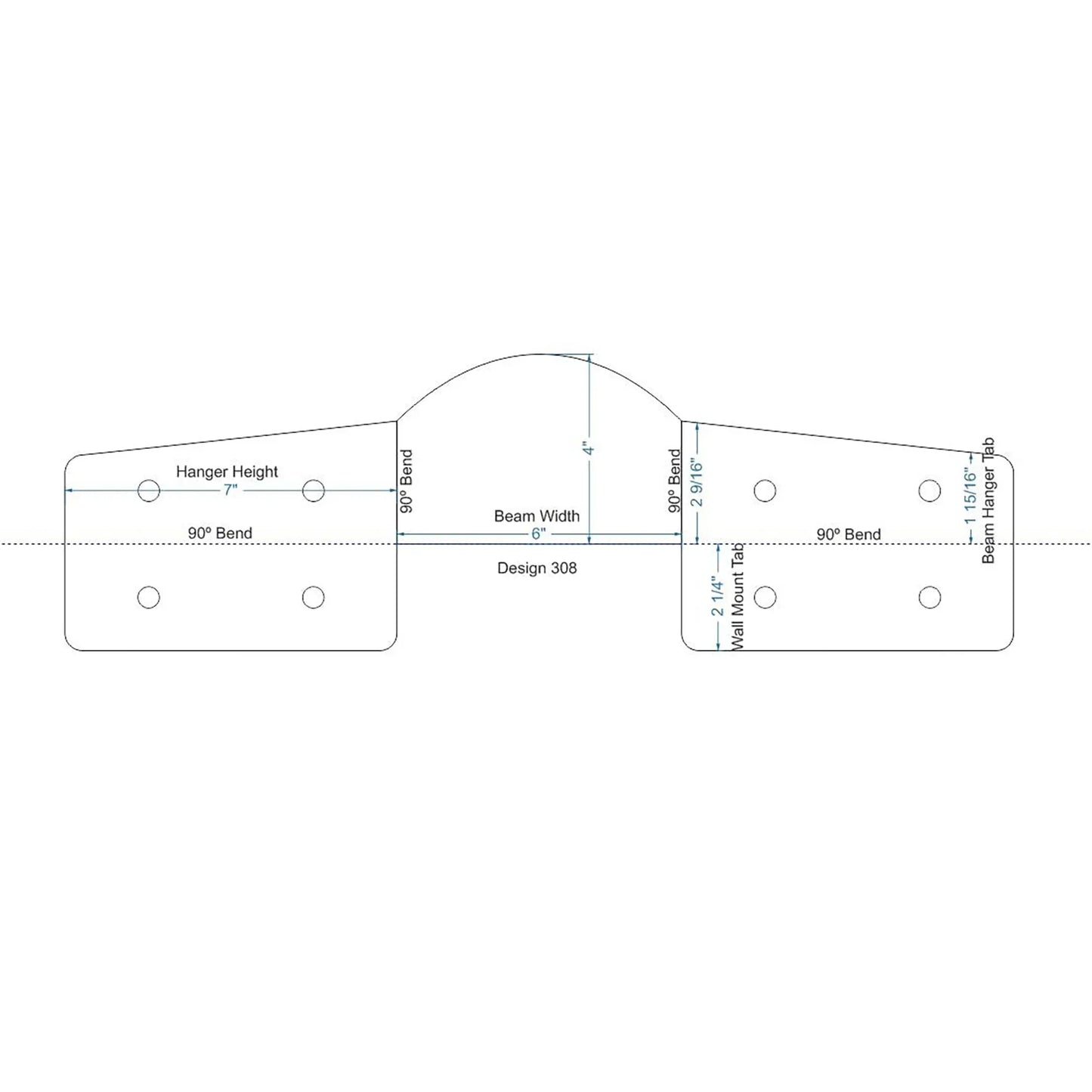 Spoon Iron Joist Hangar