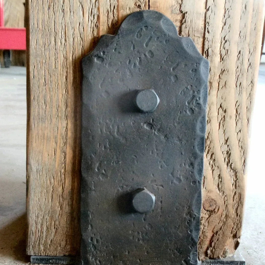 Classic Iron Flush Mount Post Base