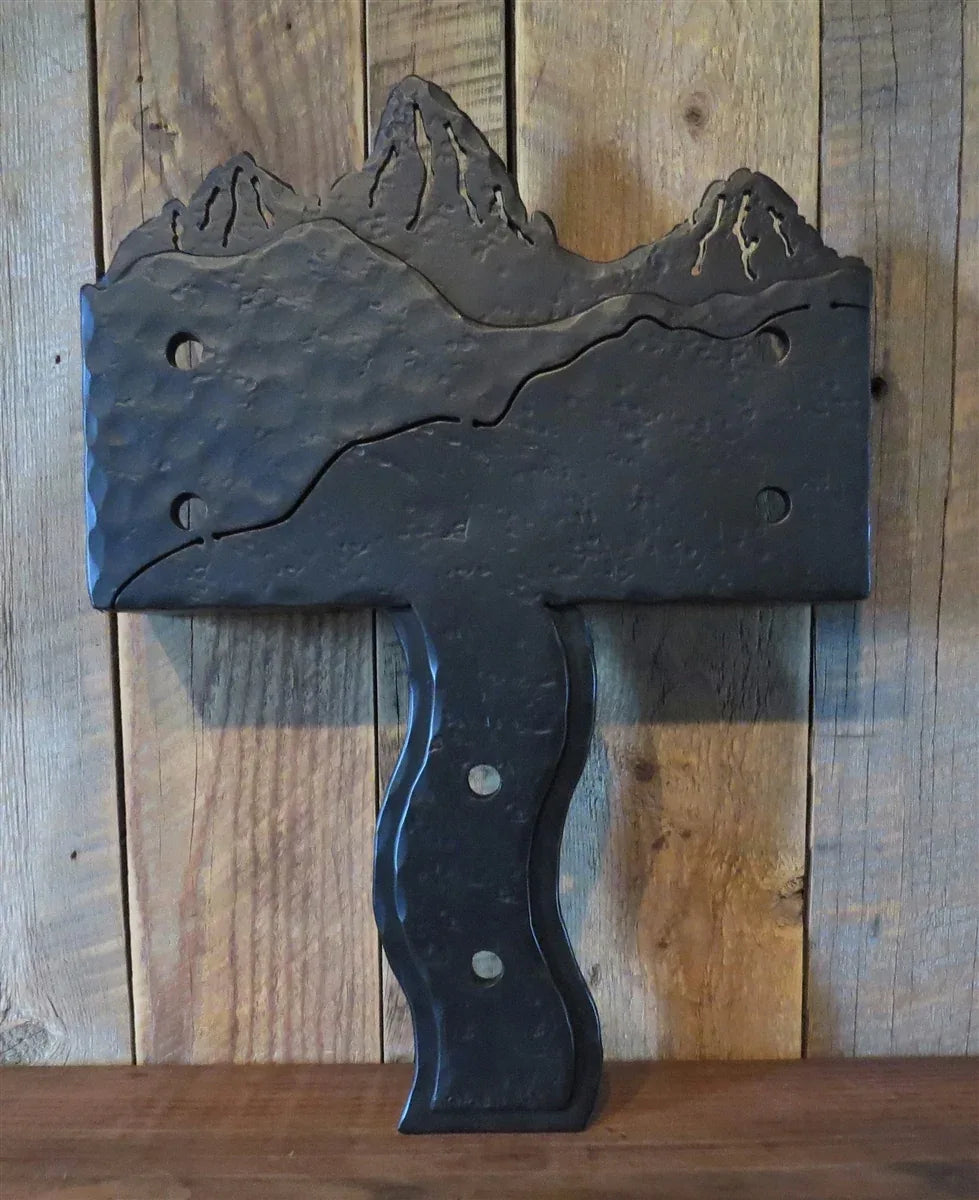 WCS-T-Teton-D Double Layer Mountian Iron Thru Saddle