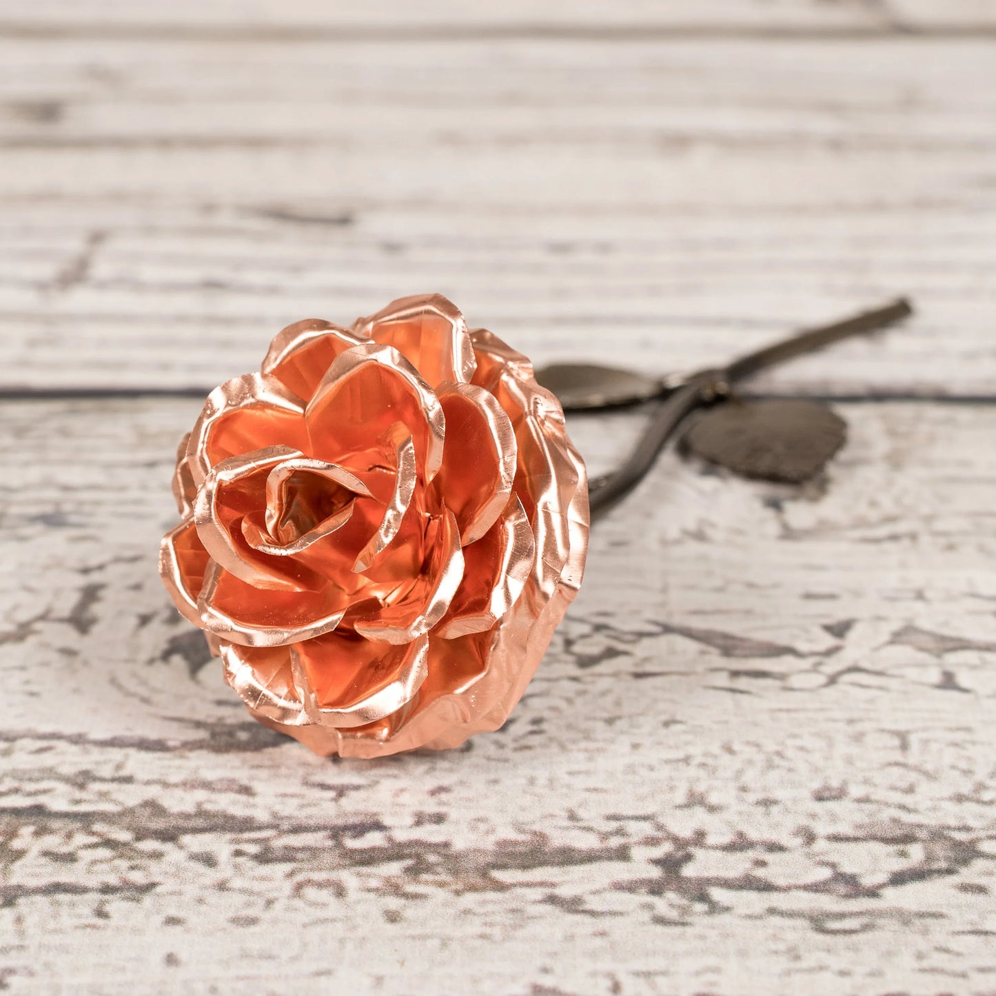Copper Rose - 7th Anniversary Personalized Wedding Gift Decor Gift