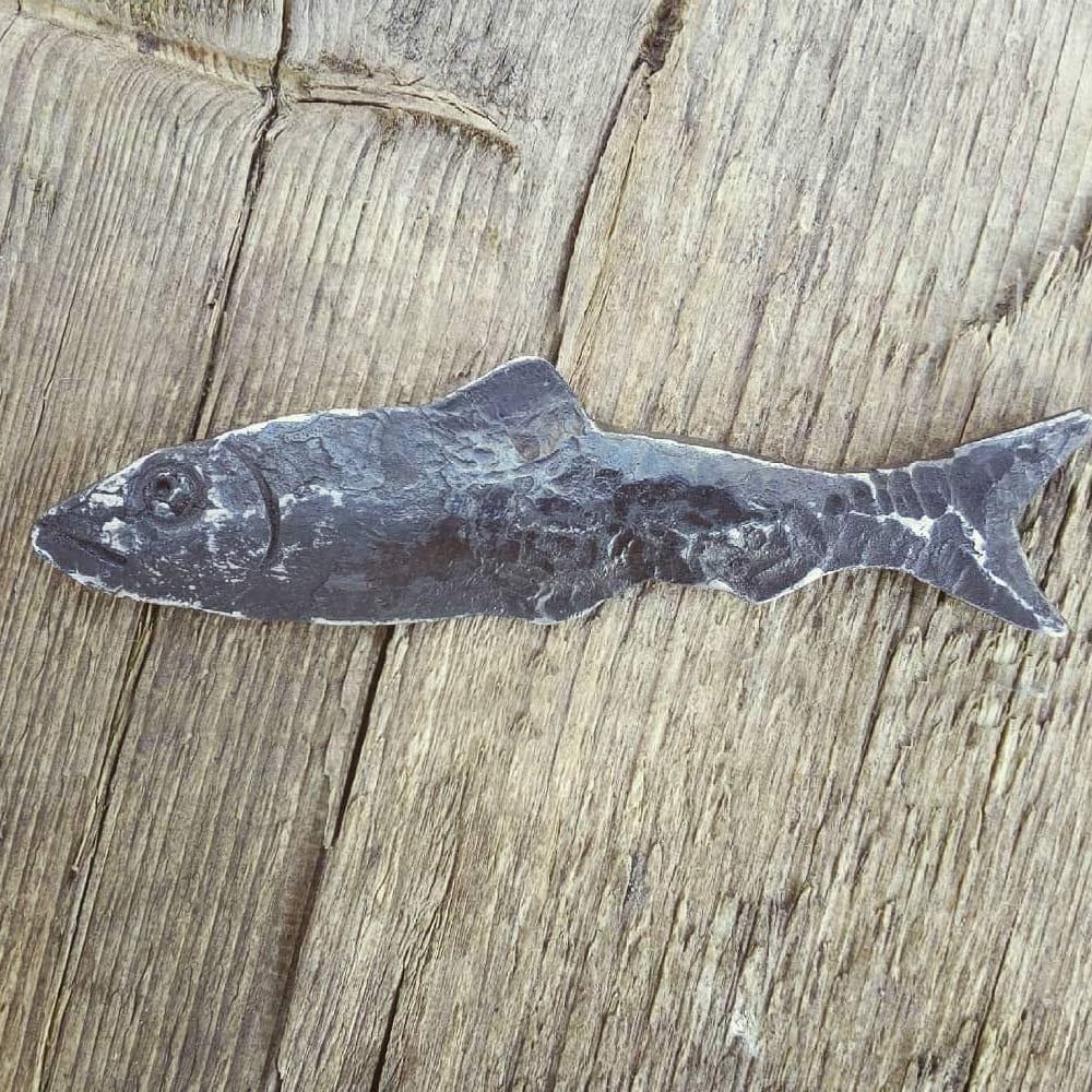 Hand Forged Wrought Iron Fish Home Accessary