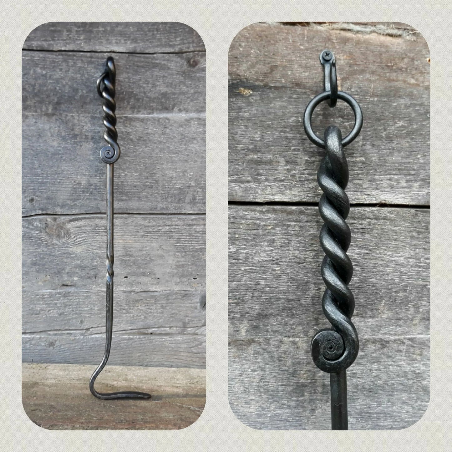 Hand Forged Fireplace Poker Fireplace Tools Home Accessary