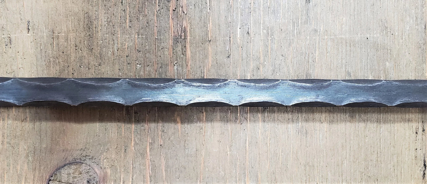 Threaded Hammered Square Bar